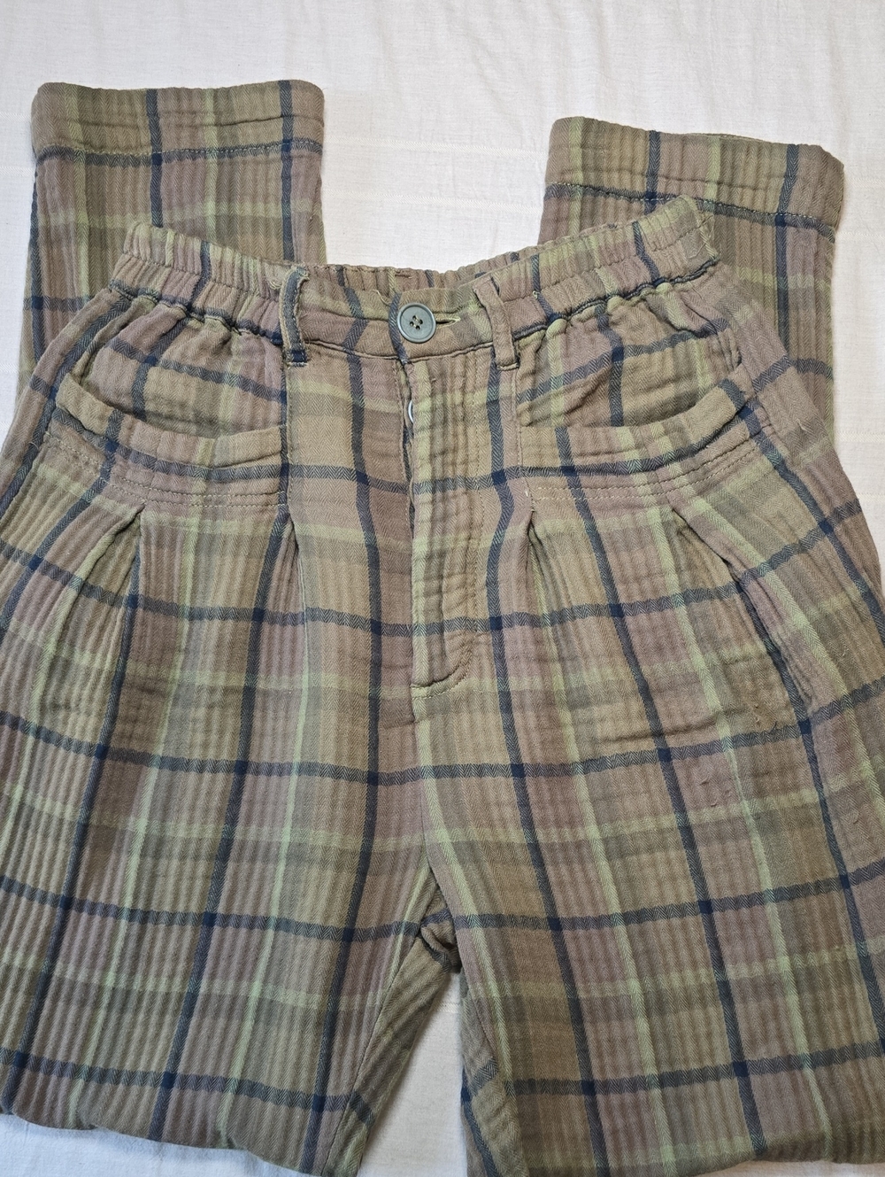 Free People X CP Shades Plaid Trousers Women's XS - Picture 16 of 16